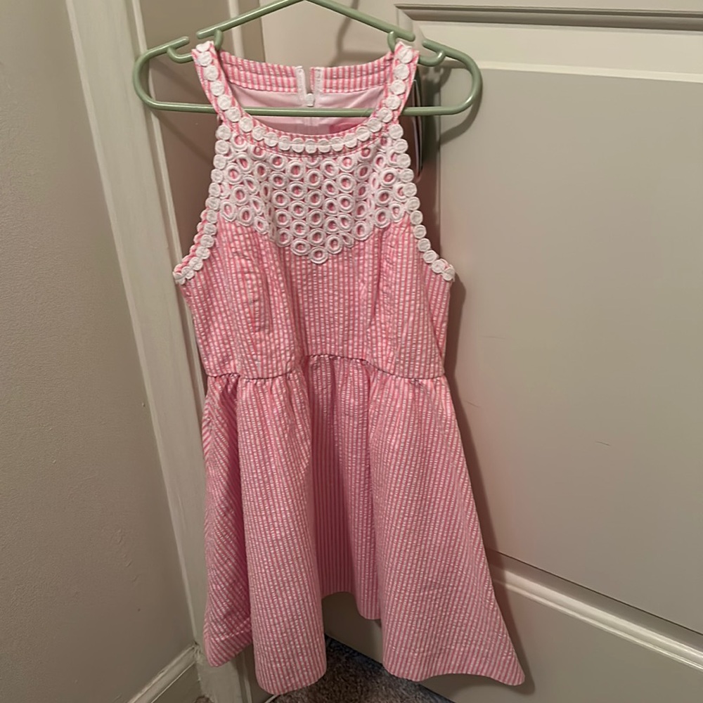 NWT Lilly Pulitzer Kinley Dress Sz 8 in Pink Cosmo